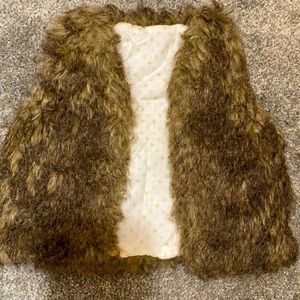 EUC Boutique Faux Fur Vest